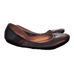 Lucky Brand Black Flats NWOB